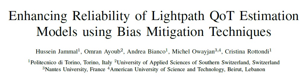 Enhancing Reliability of Lightpath QoT Estimation Models using Bias Mitigation Techniques